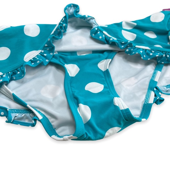 NEW COCO RAVE Women's Classic Cut Polka Dot Bikini Bottom Skort Swimsuit Size XL - Picture 4 of 9